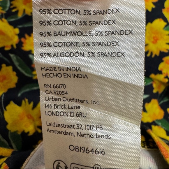 NWT Anthropologie Maeve One-Shoulder Ruffled Floral Top Women's Medium - Picture 12 of 13